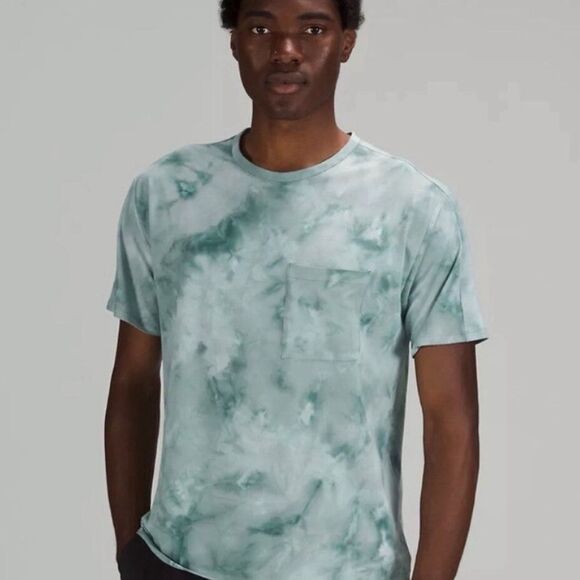 Lululemon Relaxed Mesh Pocketed Short Sleeve Shirt TDWM Size XL - Picture 1 of 9